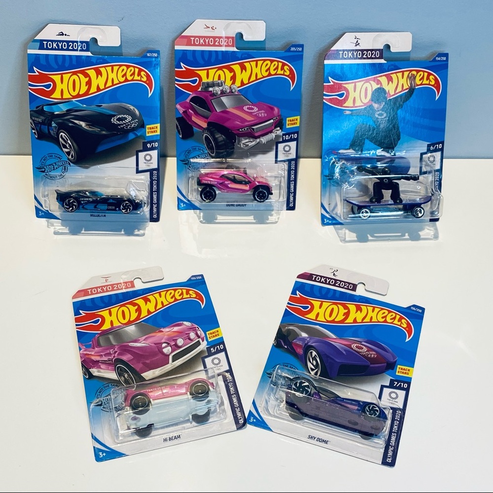 Hot Wheels Tokyo 2020 Collection Collectible Set Of 5